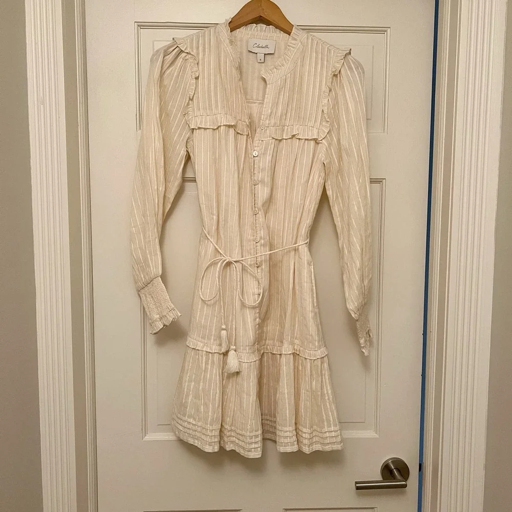 Cleobella Celene Mini Dress with Metallic Thread - Picture 5 of 7